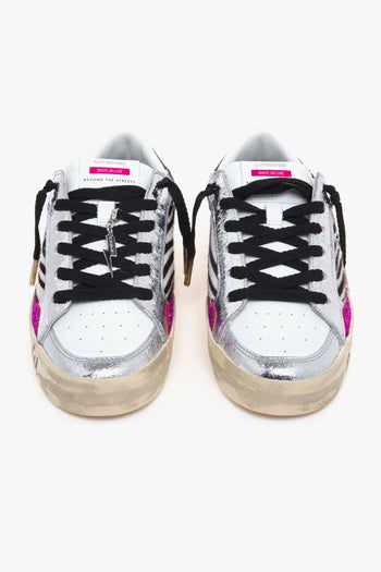 Sneaker Sk8 Deluxe in cavallino zebrato e pelle - 5