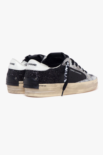 Sneaker Sk8 Deluxe in pelle e glitter - 3
