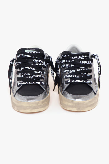 Sneaker Sk8 Deluxe in pelle e glitter - 5