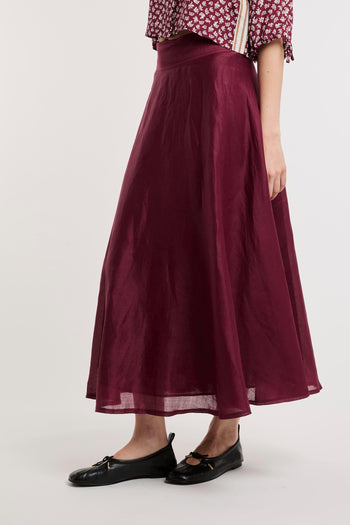 , gonna lunga svasata "Nippon" in ramiè - 2