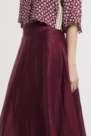 , gonna lunga svasata "Nippon" in ramiè - 3