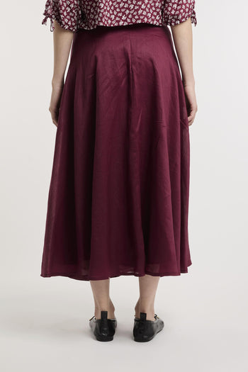 , gonna lunga svasata "Nippon" in ramiè - 5