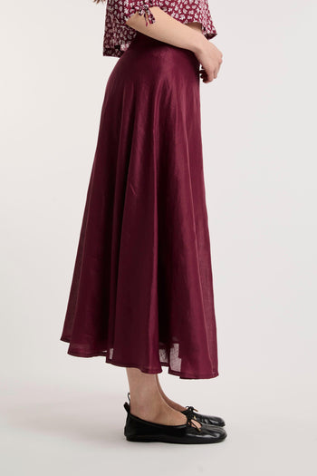 , gonna lunga svasata "Nippon" in ramiè - 6