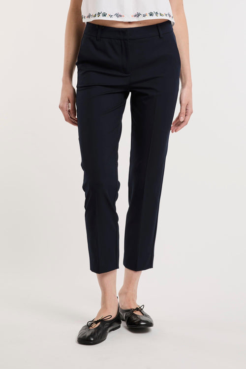 , pantalone Nicosia slim-fit in misto viscosa