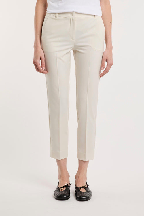 , pantalone Nicosia slim-fit in misto viscosa