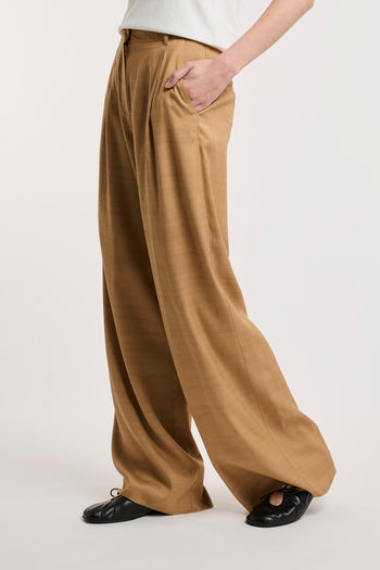 , pantalone wide leg Alacre in viscosa - 2