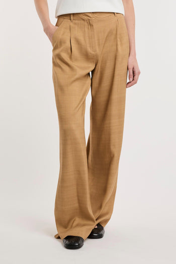 , pantalone wide leg Alacre in viscosa - 3