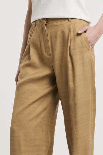 , pantalone wide leg Alacre in viscosa - 4