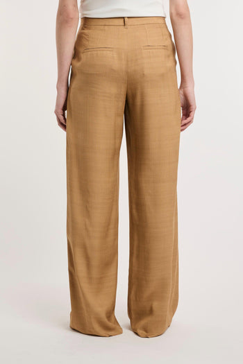 , pantalone wide leg Alacre in viscosa - 8