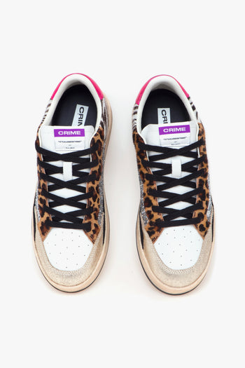 Sneaker Chelsea in pelle tessuto - 5