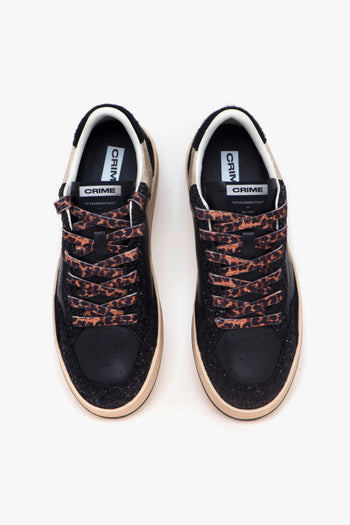 Sneaker Chelsea in pelle e glitter - 5