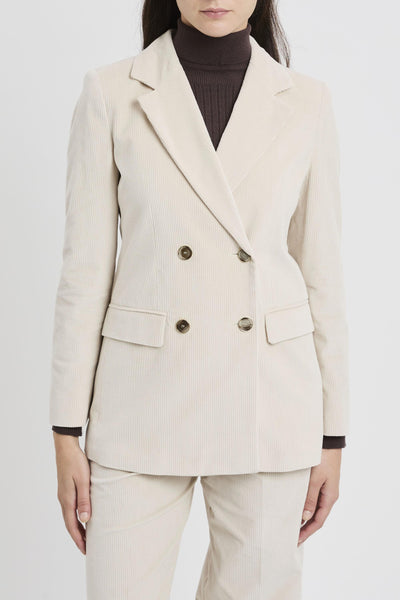 Blazer "Valery" in velluto a coste stretch