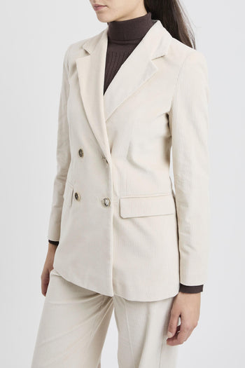 Blazer "Valery" in velluto a coste stretch - 2