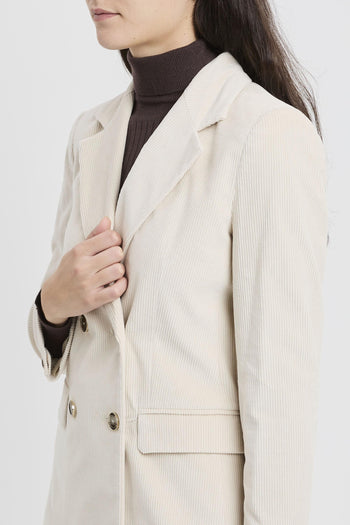 Blazer "Valery" in velluto a coste stretch - 3