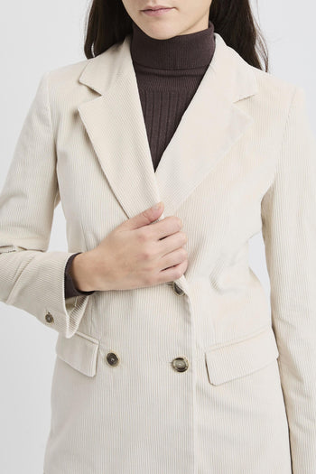 Blazer "Valery" in velluto a coste stretch - 4