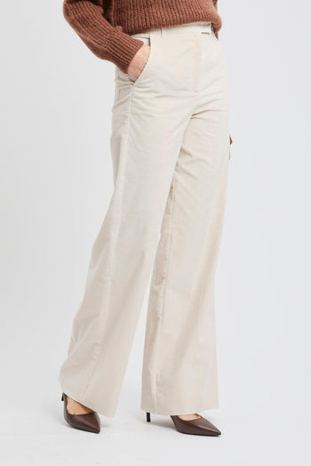 Pantalone a palazzo "Susina" in velluto - 2