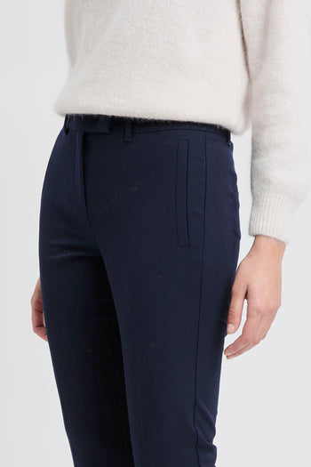 Pantalone chino "Opaco" in tessuto stretch - 4