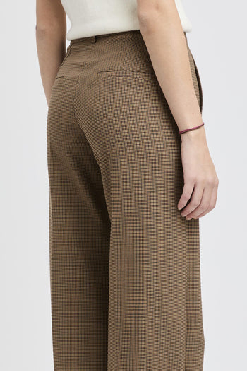 Pantalone a palazzo "Tales" in tessuto con piega - 6