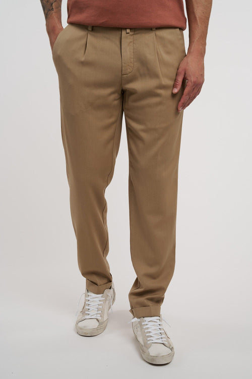 Pantalone in lana frosted