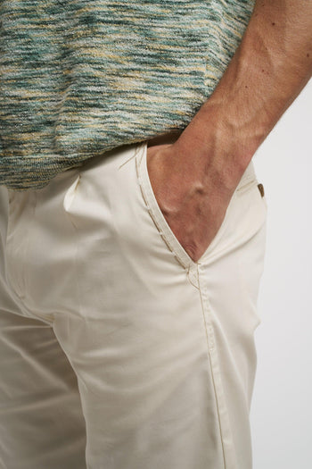 Pantalone corto in cotone elasticizzato - 6