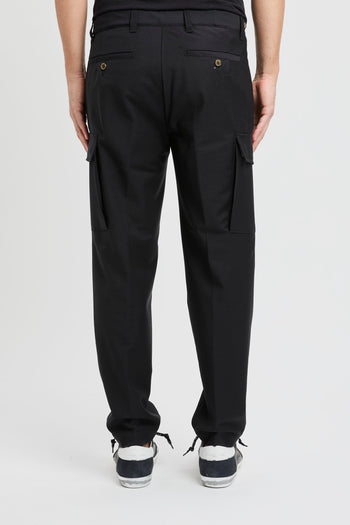 Pantalone cargo sartoriale in misto lana - 5