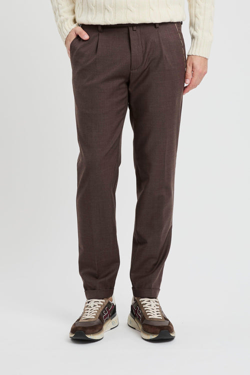 Pantalone chino in misto lana