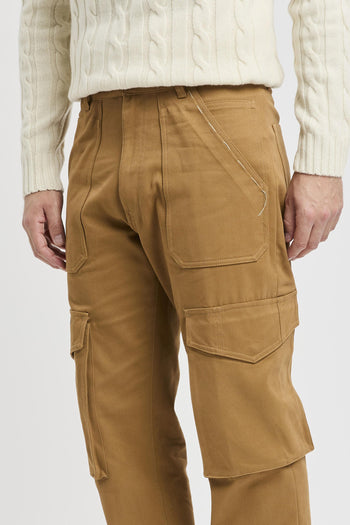 Pantalone cargo in cotone - 4