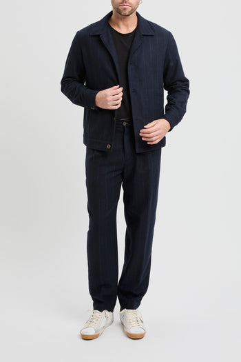 Giacca in misto lana gessato - 2