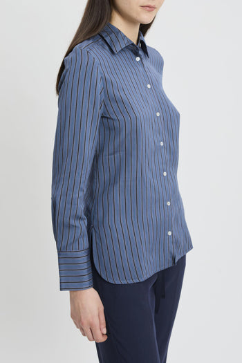 Camicia a righe in viscosa (Mod. MLLFOLK) - 4