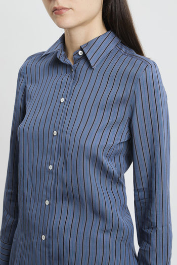 Camicia a righe in viscosa (Mod. MLLFOLK) - 6