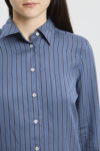 Camicia a righe in viscosa (Mod. MLLFOLK) - 7