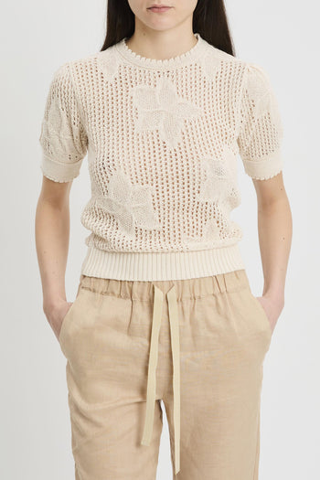 Maglia girocollo in cotone punto rete con manica corta (Mod. MLLFUNGO) - 2
