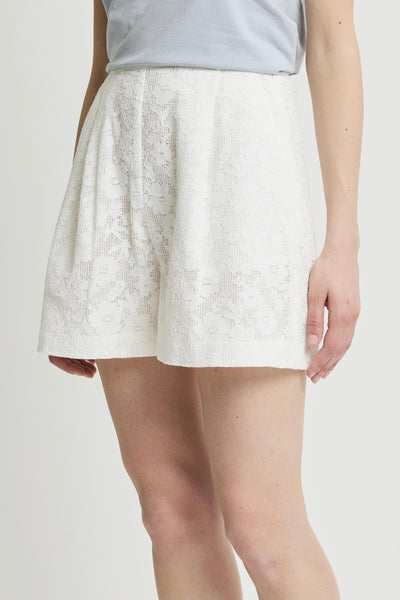 Short effetto mini gonna in macramè (Mod. MLLCOMICA)
