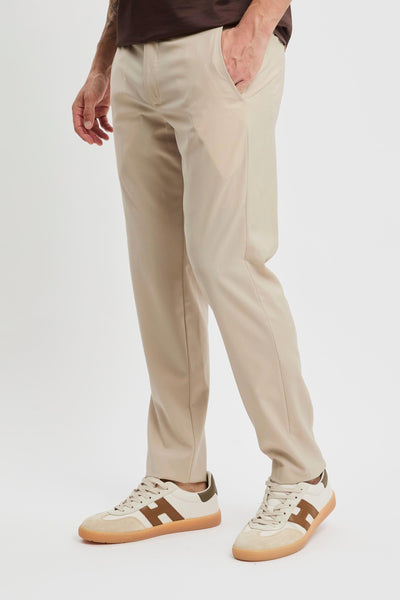 Pantalone in fresco di lana con coulisse