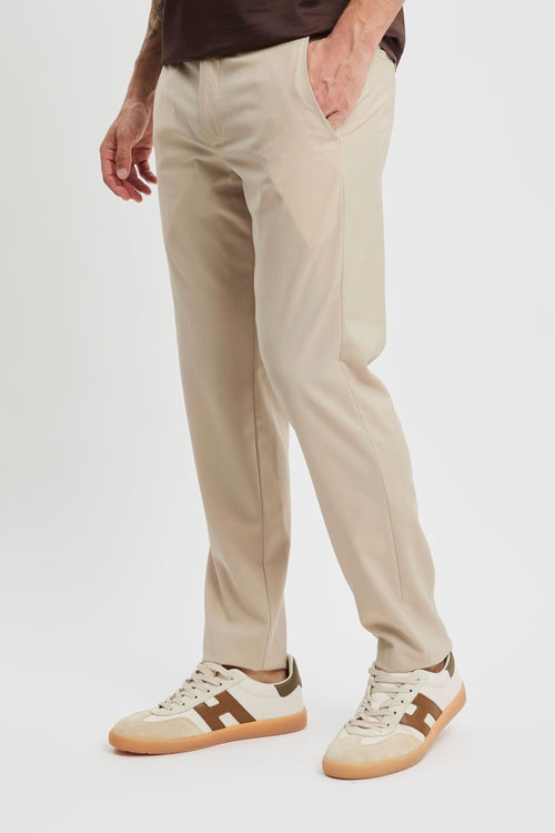 Pantalone in fresco di lana con coulisse