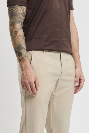 Pantalone in fresco di lana con coulisse - 7