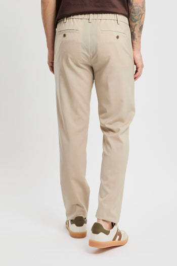 Pantalone in fresco di lana con coulisse - 2