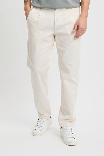 Pantalone in cotone con pence