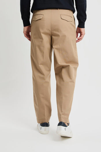 Pantalone lungo in cotone misto tencel - 5