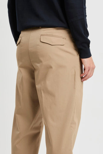 Pantalone lungo in cotone misto tencel - 6