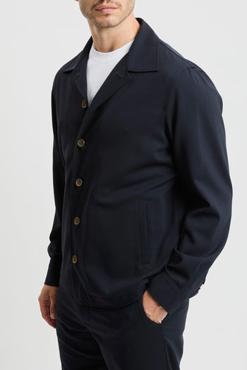 Overshirt in fresco di lana - 2