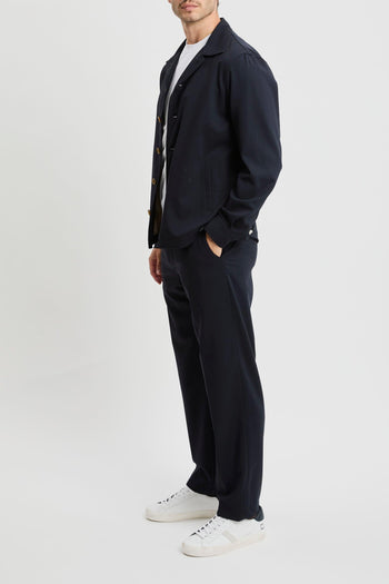 Overshirt in fresco di lana - 7