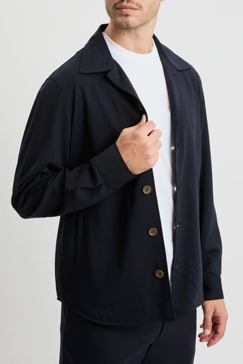 Overshirt in fresco di lana - 3