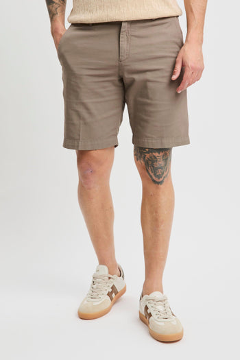 Pantalone corto in cotone con coulisse - 2
