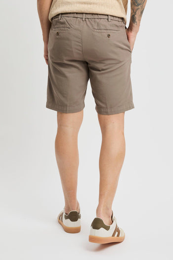 Pantalone corto in cotone con coulisse - 5