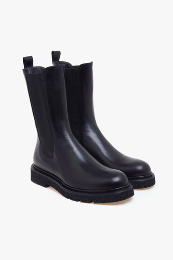 Chelsea boot in pelle con suola in gomma - 2