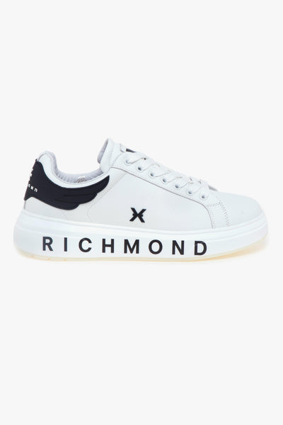 Sneaker Richmond X in pelle con lettering sul lato