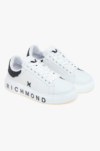 Sneaker Richmond X in pelle con lettering sul lato - 2