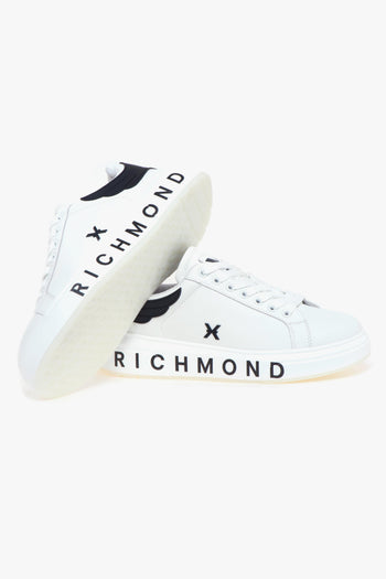 Sneaker Richmond X in pelle con lettering sul lato - 4