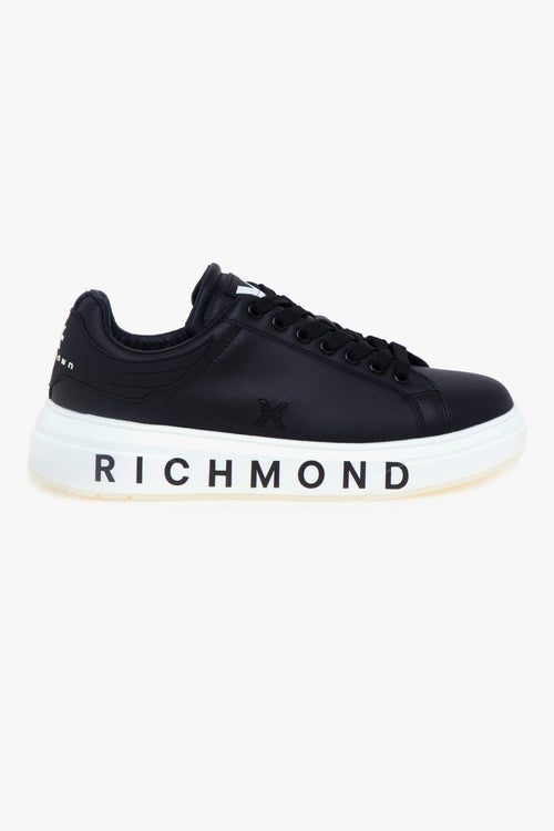 Sneaker Richmond X in pelle con lettering sul lato